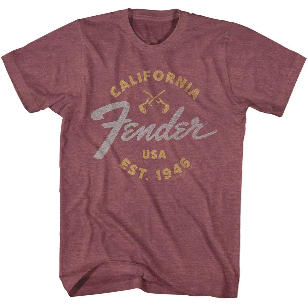 Fender Guitar California USA Est 1946 Men s T Shirt Unisex T-Shirt M