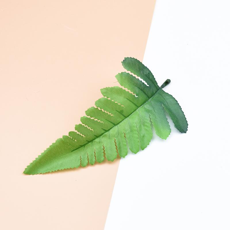 

10PCS DIY Decorative Flowers Wreaths Wedding Home Decor Accessories Artificial Plants Silk Leaf Gifts Box Fake Leaves Needlework