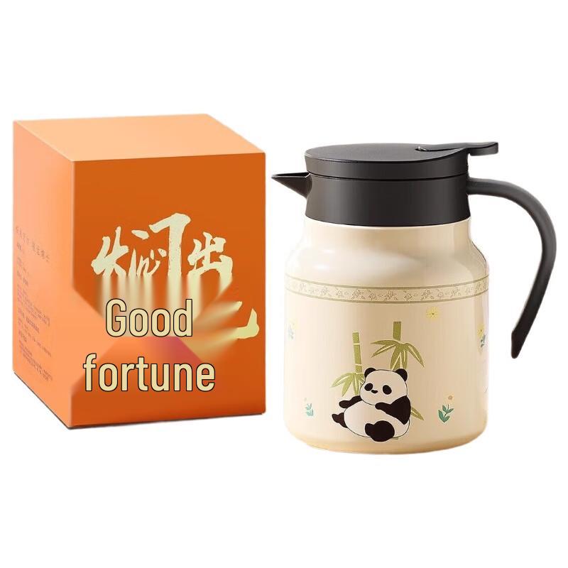 Panda Thermal Tea Pot with Temperature Display
