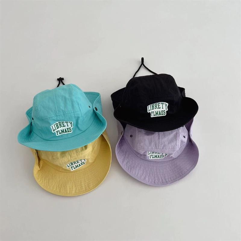 Baby Hat Spring And Autumn Style Baby Bucket Hat Quick-Drying Fashionable Infant Candy-Colored Sun Hat For Going Out Hiking Hat