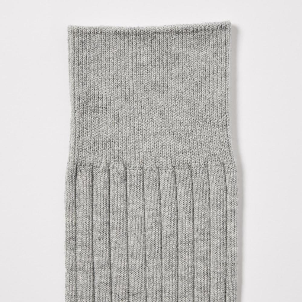 Uniqlo Japan Supima Cotton Wide Rib Socks