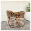 Commuter Tote Bag Women's Large-capacity New Summer Woven Straw Bag Seaside Vacation Wind Beach Bag
