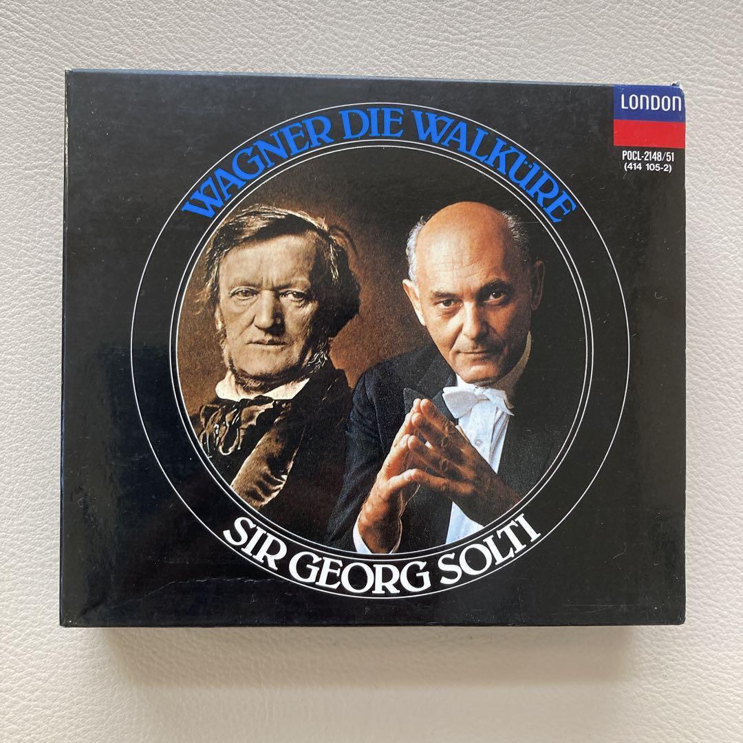 

[USED] Masterpiece Wagner Opera ``Die Valkyrie Complete Works / Solti Conductor 4 CD Set