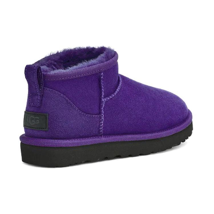 UGG Classici Stivaletti da Neve alla Caviglia in Montone Caldi Antiscivolo Confortevoli Casual da Donna Viola 1116109-VNGH