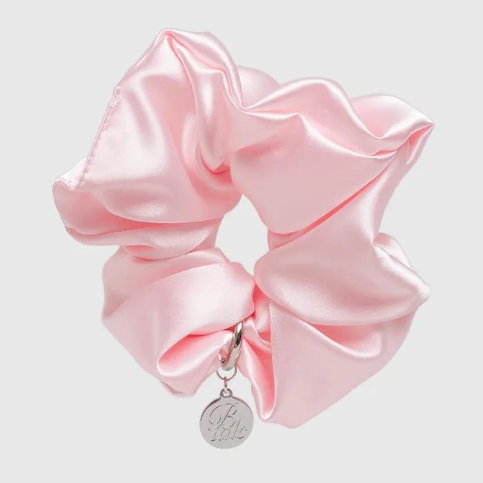 Glossy Pink Scrunchie