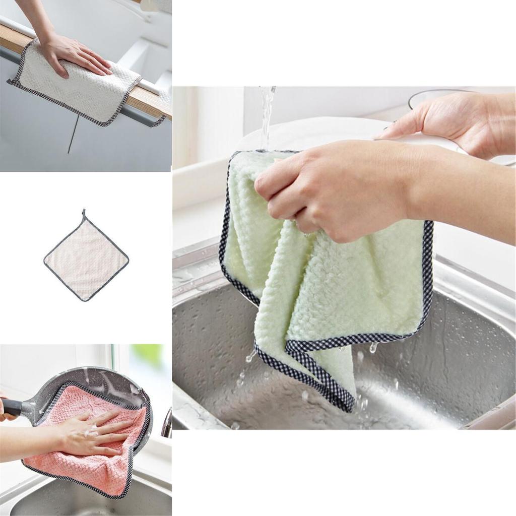 Ultra Absorbent Super Soft Microfiber Kitchen Dish Cloth Ideal For Household Cleaning