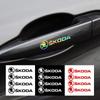 Car Accessories PVC Emblem Car Body Side Door Wheel Rims Stickers For Skoda Yeti Fabia Octavia 3 2 A5 A7 Kodiaq Karoq MK2 Rapid