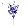 Glittery Branch Decoration Glitter Artificial Christmas Tree Pick, Sparkling Faux for Party Pick Ornament, Curly Decorative Twigs Stick Stem