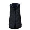 Women's Warm Down Hooded Lightweight Quilted Vest Loose Zip Gilet Outdoor