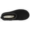UGG CLASSIC ULTRA MINI Foderate in Pile, Stile Classico Minimalista, Stivali da Neve Corti alla Moda Versatili Donna Neri 1135092BLK-