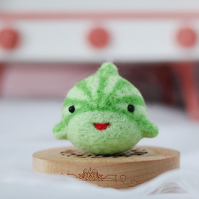 New Poke Wool Felt Handmade DIY Doll Kawaii Super Cute Sparrow Mummies Crabs Plush Toys Best Birthday Gifts Non-Finished