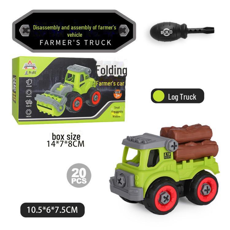 

Комплект для сборки пожарной машины: Детская отвертка и гайки для сборки и разборки инженерных машин