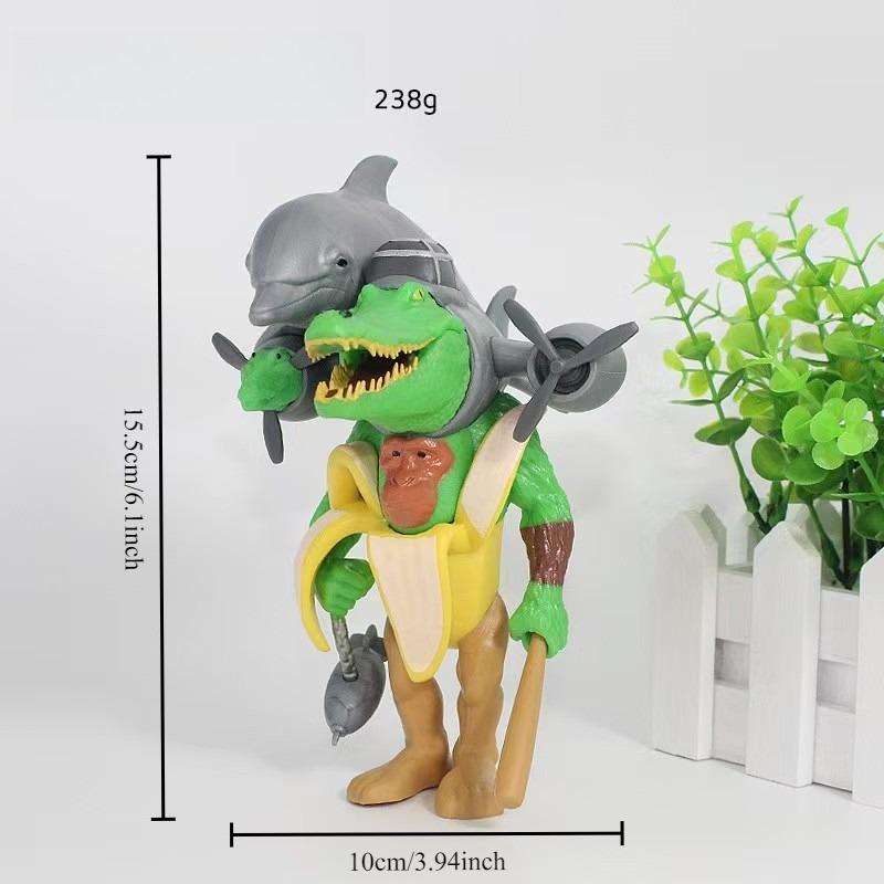 34 Style Italian Brainrot Figures Toys Tung Tung Tung Sahur Tralalero Tralala Anime Action Figurines Ornament Ornaments Decor