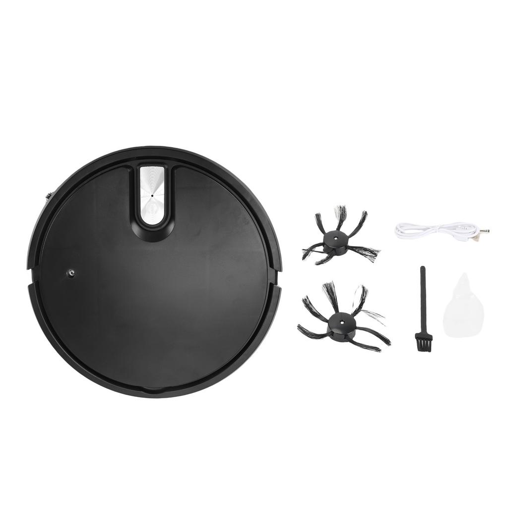 Robot Vacuum Cleaner Low Noise Slim 90 Min Runtime 1500pa Suction Vacuuming Sweeping Mopping Misting Robotic Vacuum