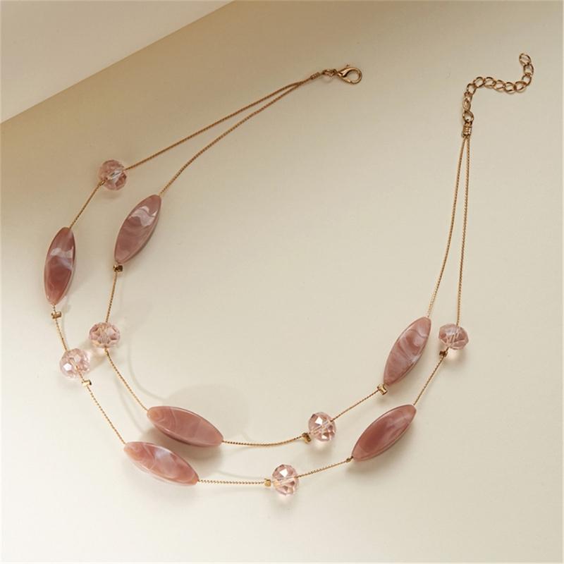 Alloy Collarbone Necklace with Geometric Designs for Various Occasions