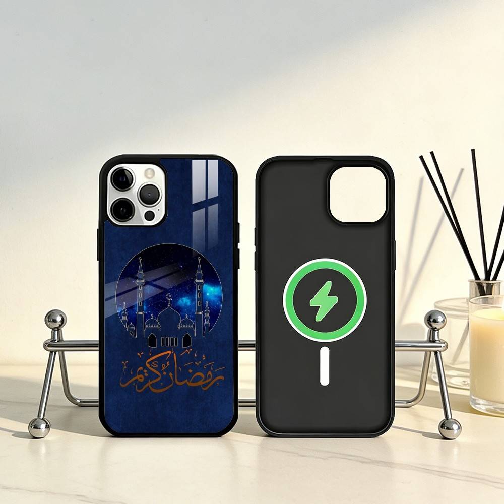 Eid Mubarak Ramadan Kareem Handyhülle Für iPhone17,16,15,14,13,12,11 Plus,Pro Max Magnetisch Für Magsafe Kabelloses Laden