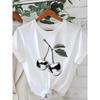 Women's T‑Shirt Sweet Fruit Theme Print Casual Crew Neck Daily Ladies Tee Top