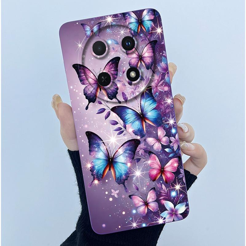 For Huawei Nova 12i Case 12 i Silicone Protective Cover Fashion Simplicity flower Funda for Huawei Nova 13i Nova12i Coque Capa
