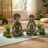 Tree Woman Figurine Resin Meditating Yoga Zen Pose Statue Tree of Life Mystical Creature Decorative Ornament for Home Living Room Bedroom Office