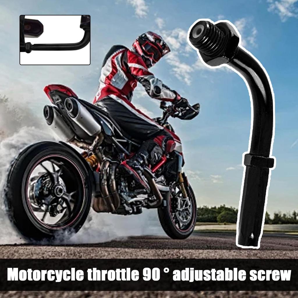 Clutch Cable Adjuster, Throttle Screw for Motorcycles | 90 Degree Throttle Cable Screw -