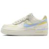 Air Force1 Shadow Skateboard Shoes Women's White Blue Yellow DZ1847-118