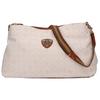 ATAO Elvy Monogram Canvas 2-Way Shoulder Bag Tote Bag whiteUsed