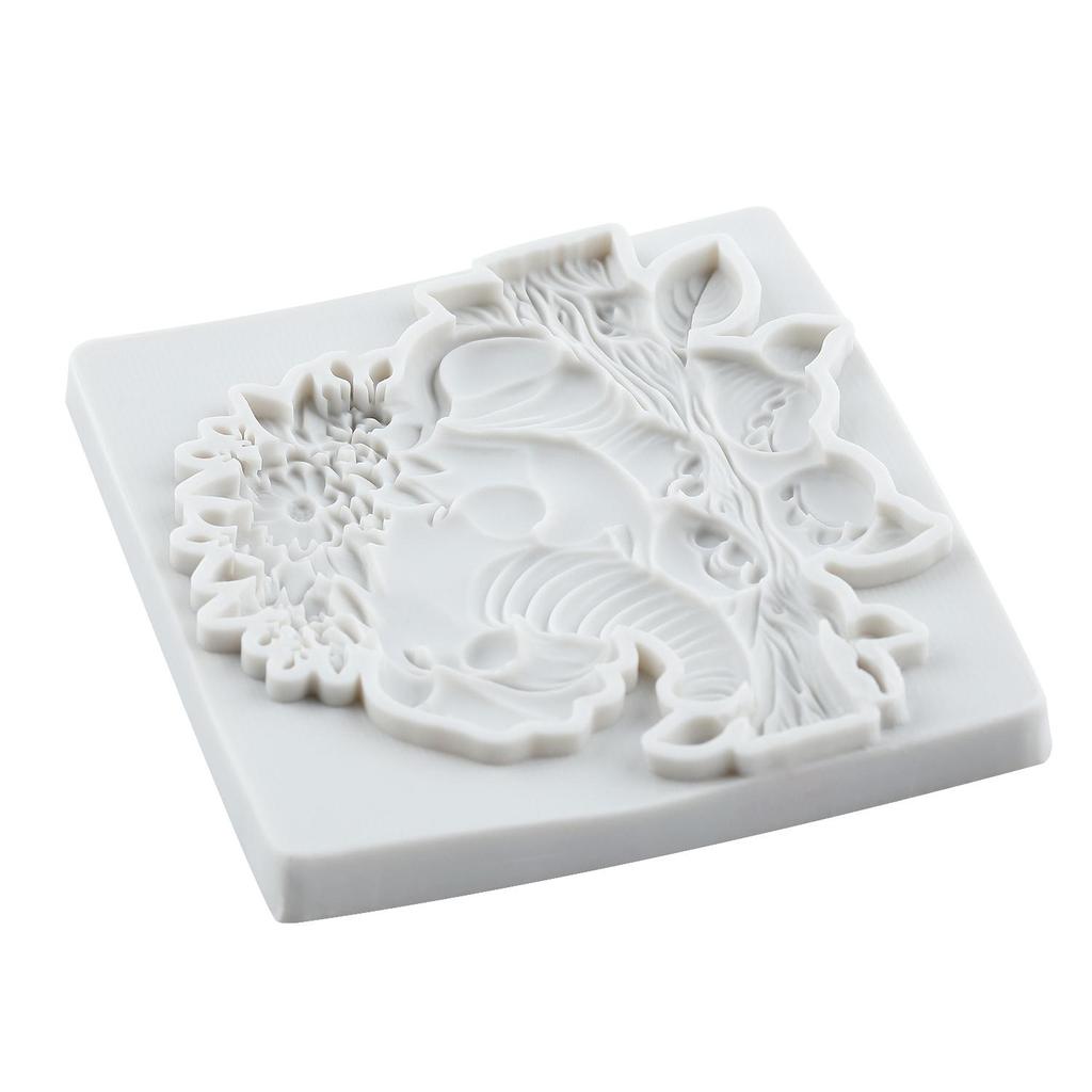 Elephant Silicone Molds Elephant Fondant Mold Cake Decorating Tools Cupcake Topper Chocolate Candy Craft Gum Paste Polymer Clay