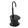 Single Tube Coffee Pot 1 Cup 50ML Aluminum Alloy Single Spout Stovetop Coffee Maker for Camping Outdoor Travel Black