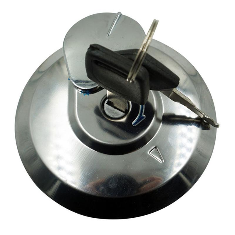 

1 комплект запасных частей для мотоцикла, алюминиевый замок крышки топливного бака, набор с двумя ключами, подходит для Honda King