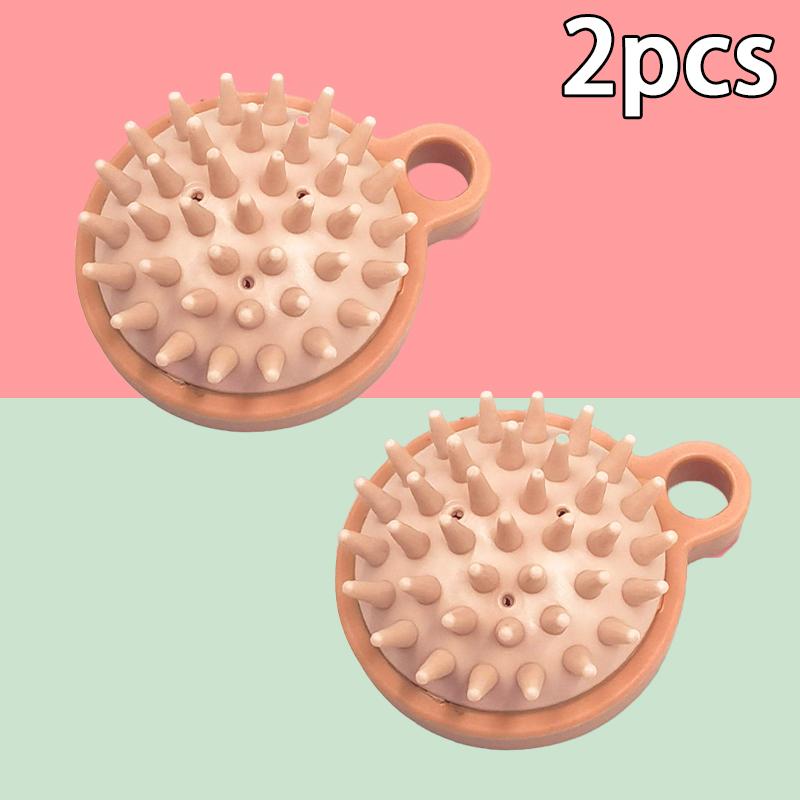 

Set Of 2 Massage Brushes For Body Meridian Home Beauty Salon one size рожевий