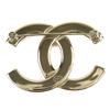 Chanel Brooch COCO Mark CC Logo Jewel Gold Black Women ABE829 B25C Used