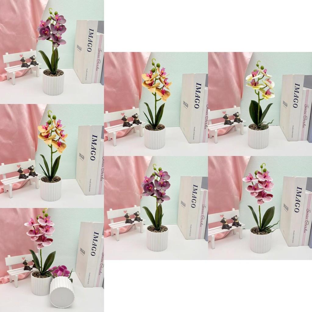 Indoor Orchid Plant Artificial Greenery For Wedding Home And Commercial Spaces