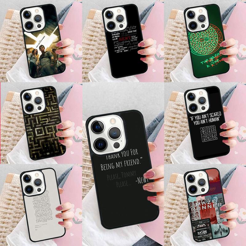 The Maze Runner Qoutes Phone Case For iPhone 17 Air 15 16e 14 13 Pro Max Coque 12 11 Pro Max PLUS cover