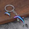 Dolphin Keychain Convenient Animal Themed Keyring 3d Dolphin Pendant Exquisite Marine Keychain For Wallet Decoration Gifts For