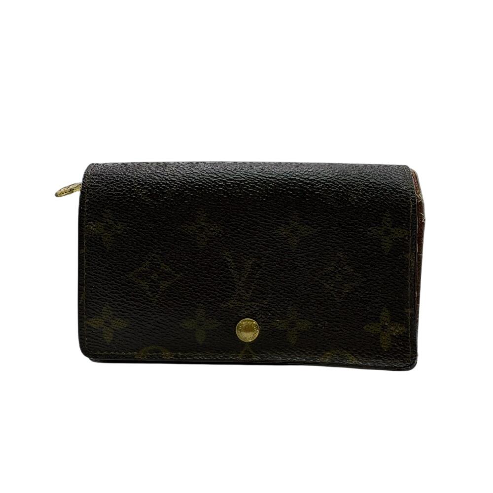 

LOUIS VUITTON RA0944 L-shaped fastener Monogram leather Tresol Bifold Wallet Brown leather unisex Used