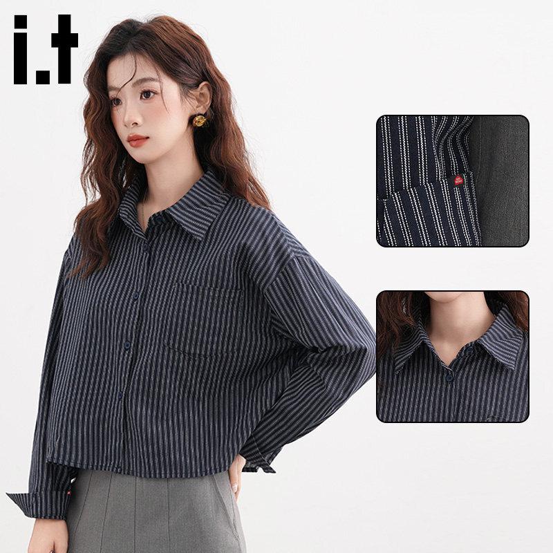 

Chocoolateit Women s Striped Long-Sleeve Shirt XL