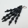 Yousheng Skeleton Hand Keychain, with Hanging Chain 3D Printed Ornament, Movable Joint Design Skull Palm Stress Relief Toy for Halloween