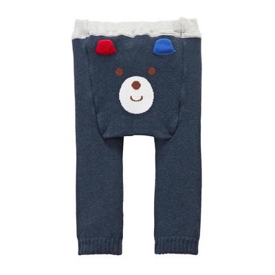 MIKIHOUSE HOT BISCUITS Baby-Leggings, Jungen und Mädchen, Marineblau, Größe S (70-80cm), 70-9807-492