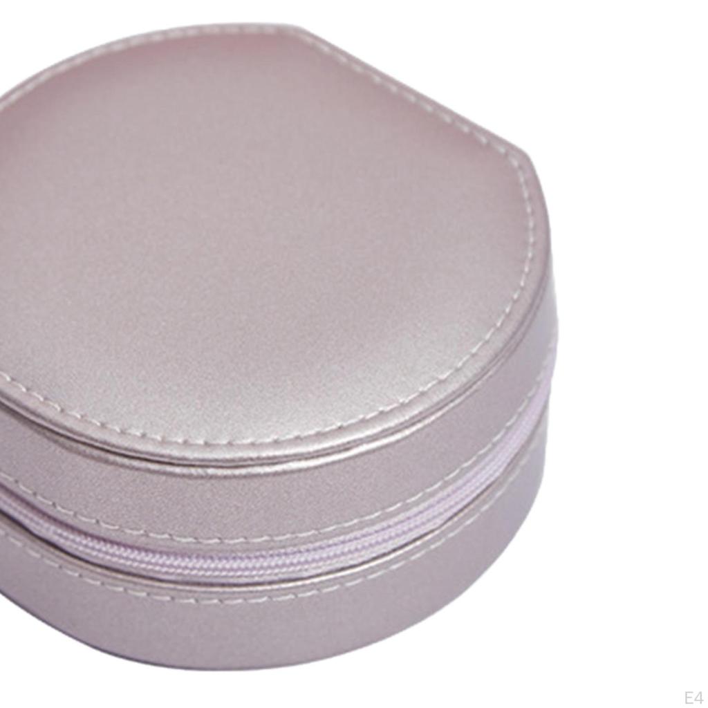 Box für Damen Mädchen Tragbar Schmuck, Ohrringhalter und Ringaufbewahrung Etui Organizer