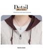 2026 Mom's Stylish Hooded Spring Jacket - Casual Plus Size for Middle-Aged & Elderly Women