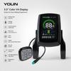 Ecran Nou Yolin YL-80C-C pentru Bicicletă Electrică Ecran Color Va 3.0inch 36V 48V Protocol UART Accesorii Controller Ebike