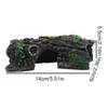 Resin Fish Shrimp Hideout Caves Bark Shape Turtle Hiding Shelter Aquarium Hollow Tree Trunk  Fish