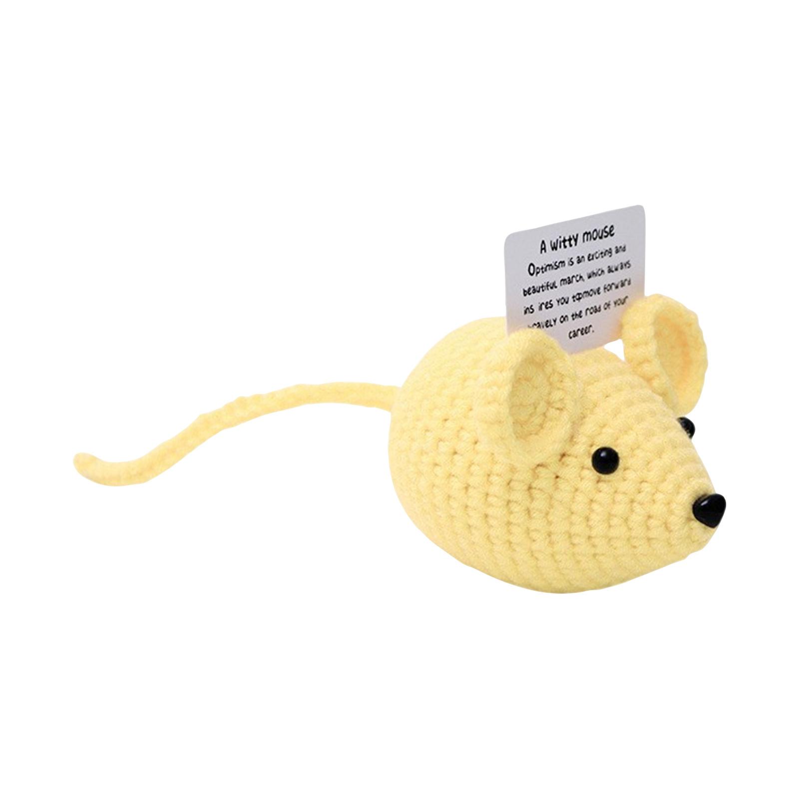 

Вязание крючком из пряжи ручной работы, милые и забавные подарки, украшения для кукол с позитивной энергией(1шт) One Size жёлтый