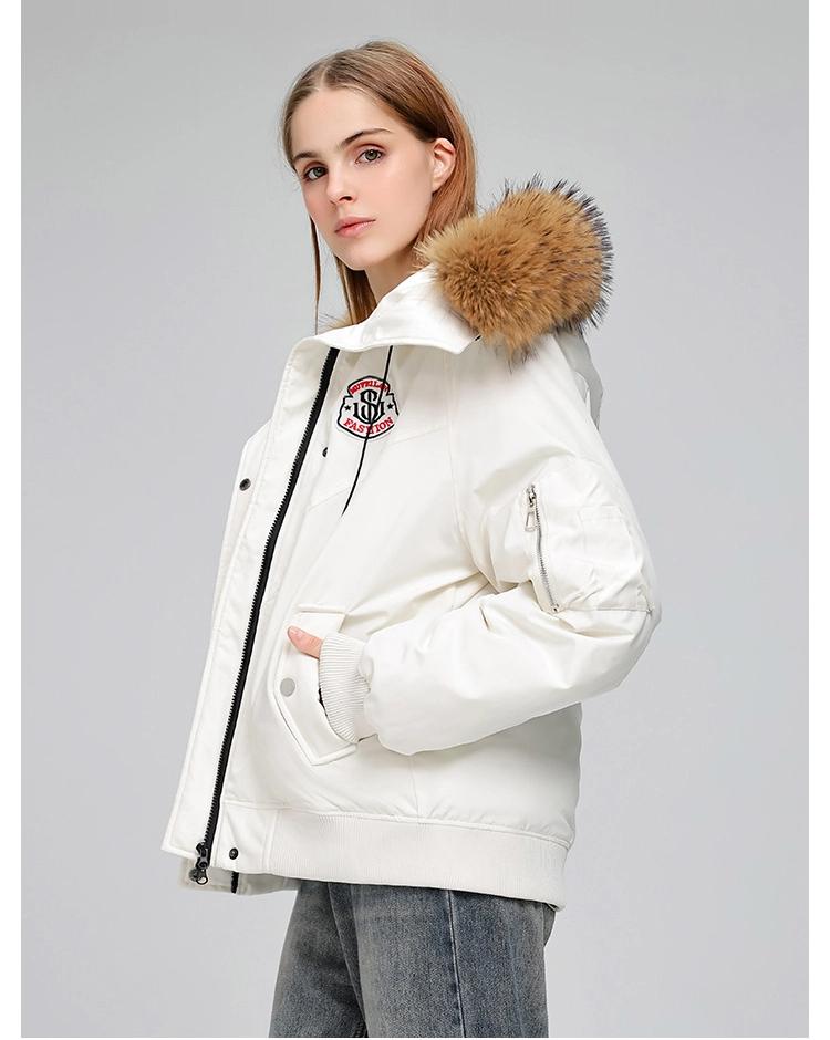 Women's Casual Loose Thickened Warm Jacket With Fur Collar