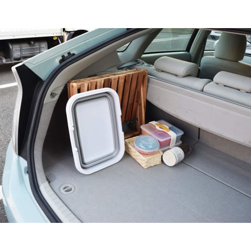 Fine Washtub, Gray (approx.) 38.5 x 28.7 x 5.5-17cm (height)