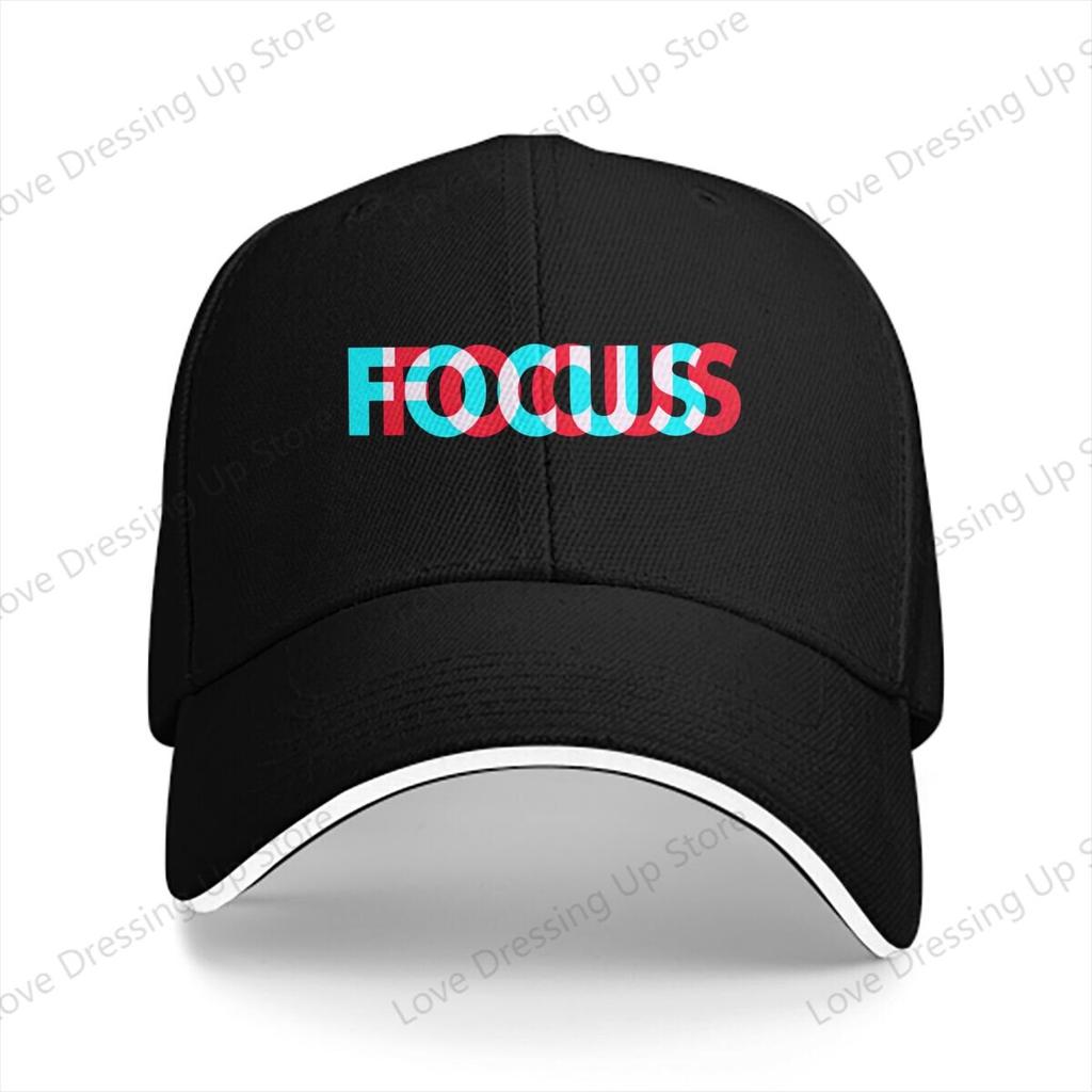 Summer Hip Hop Focus Optical Illusion Baseball Cap Adjustable Personality Golf Hat Outdoor Sunshade Hats Unisex Gift