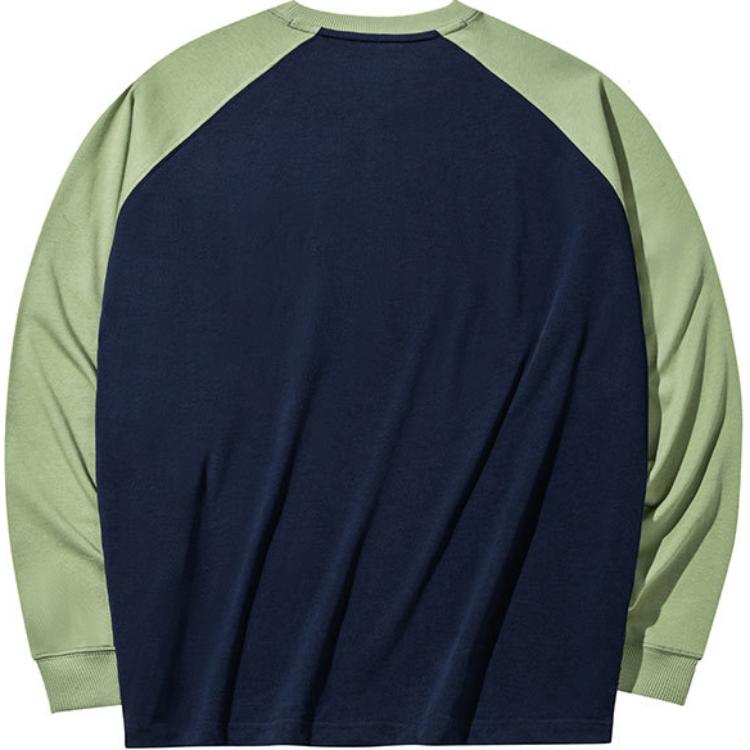 Anta Comfortable Breathable Casual Long Sleeve T-Shirt Men tops Midnight-Blue 152438401-2