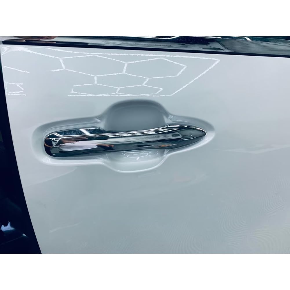 RUIQ Exterior Outer Door Handle Covers for Toyota New Full Coverage Chrome Plated Alphard/Vellfire (40 Series), Type,