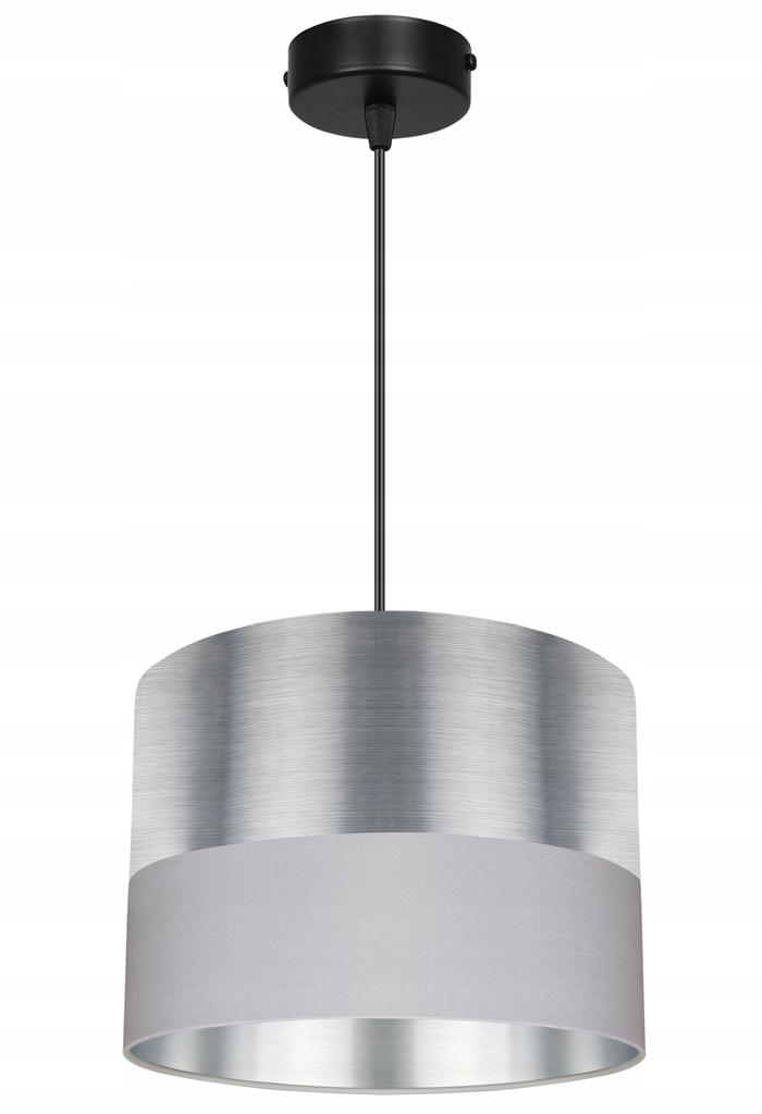 CEILING HANGING LAMP CHROME LAMPSHADE LED