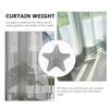 6Pairs Magnetic Curtain Weights Curtain Bottom Weight Block Easy Fix Shockproof Bathroom Drapery Pendant Screening Bottom Magnet